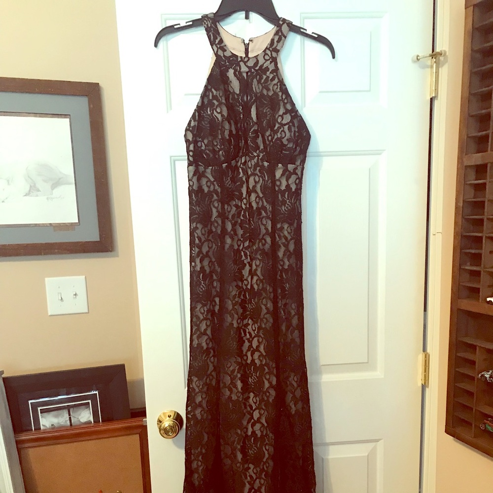 Black gown